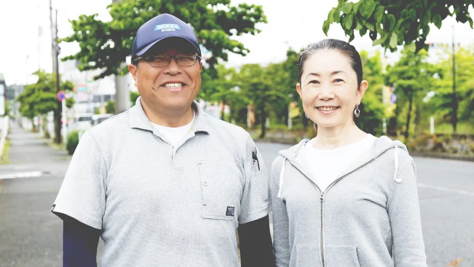 笑顔の従業員